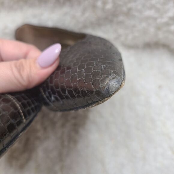 Giuseppe Zanotii Leather Pointed Toe Low Heels size 36.5 - Picture 4 of 9
